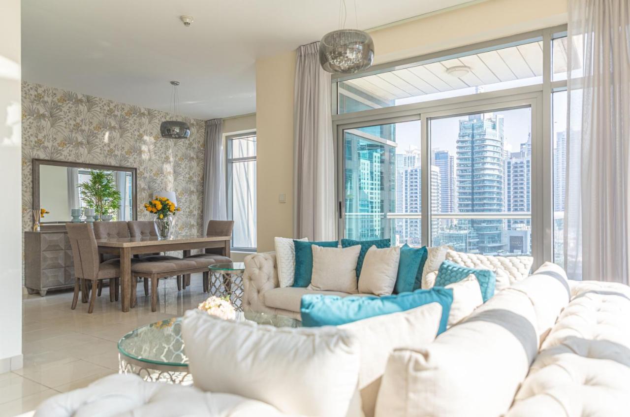 Nasma Luxury Stays - Pastel-Colored Apt With Jaw-Dropping Marina Views Dubai Dış mekan fotoğraf