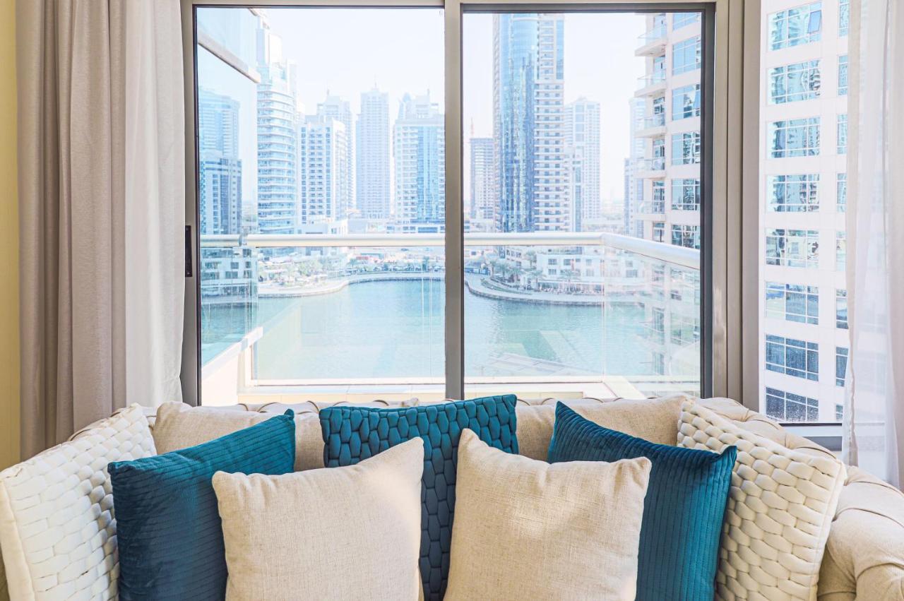 Nasma Luxury Stays - Pastel-Colored Apt With Jaw-Dropping Marina Views Dubai Dış mekan fotoğraf