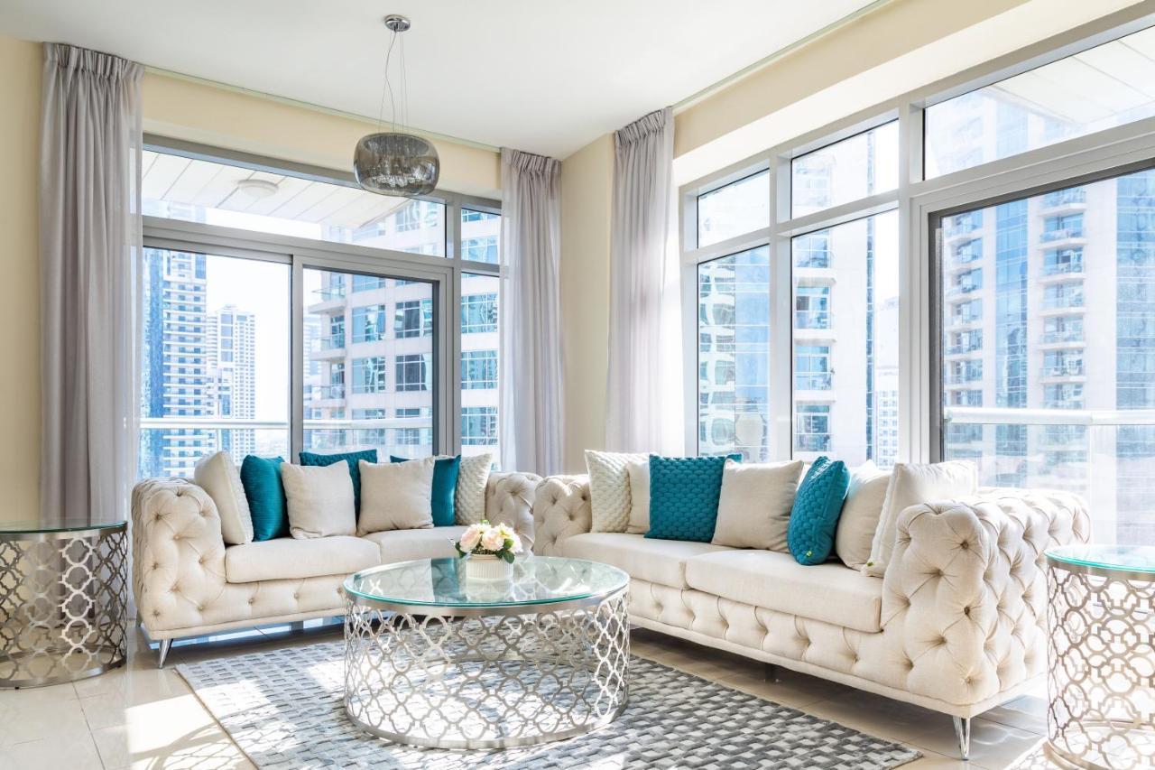 Nasma Luxury Stays - Pastel-Colored Apt With Jaw-Dropping Marina Views Dubai Dış mekan fotoğraf
